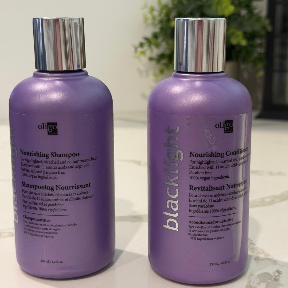 Oligo Blacklight Nourishing Shampoo & Conditioner Duo 8.5 Oz Color Hair